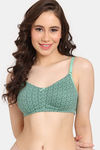 Rosaline Cyber Grove Everyday Double Layered Non Wired 3/4th Coverage T-Shirt Bra (Pack of 2) - Multicolor — thumbnail 2